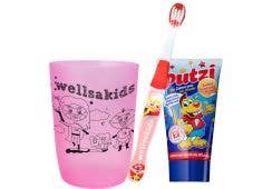 wellsakids Zahnputzbecherset: ROSA