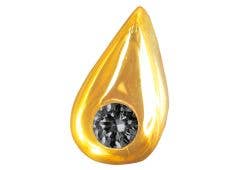izi Tropfen / Black Diamant 0,01 kt - gold