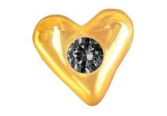 izi Herz / Black Diamant 0,01 kt - gold