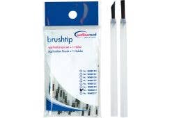brushtip Applikationspinsel, lang, medium: spitz, transparent/schwarz