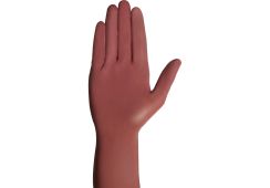 Style Handschuhe, Latex, Bordeaux, puderfrei, unsteril: Gr. XS