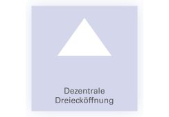 OP-Tuch mit Dreiecköffnung dezentral 50 x 80 cm, 100 Stück