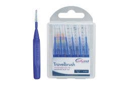 Travelbrush, blau, konisch-fein, ø Draht 0,6 mm, Bürste 2-3,8 mm